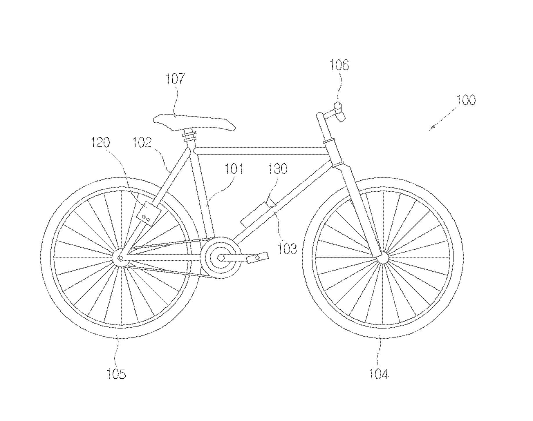 ＲＦ ＩＤ를 이용하여 사용자 식별이 가능한 자전거 대표 이미지