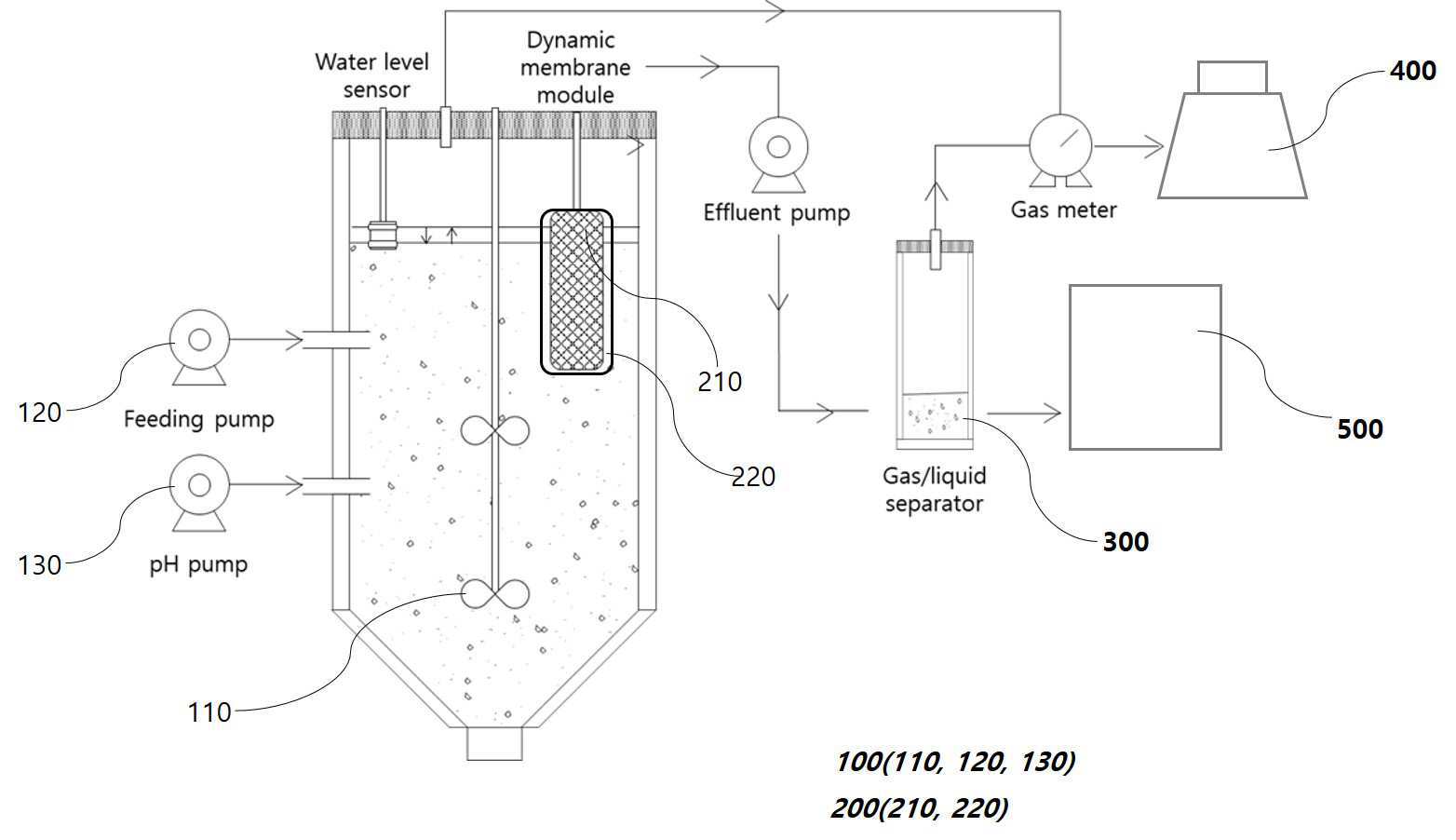 반응조 내부에 다이나믹 생물막을 포함하는 바이오수소 제조장치 및 이를 이용한 바이오수소 제조방법 대표 이미지