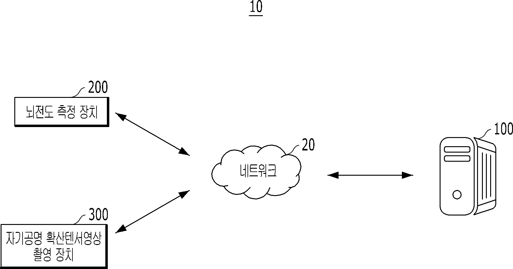 자기공명 확산 텐서 영상 및 뇌전도 신호의 동시 측정 시 뇌전도 신호의 경사자장 아티팩트 제거 장치 및 방법 대표 이미지