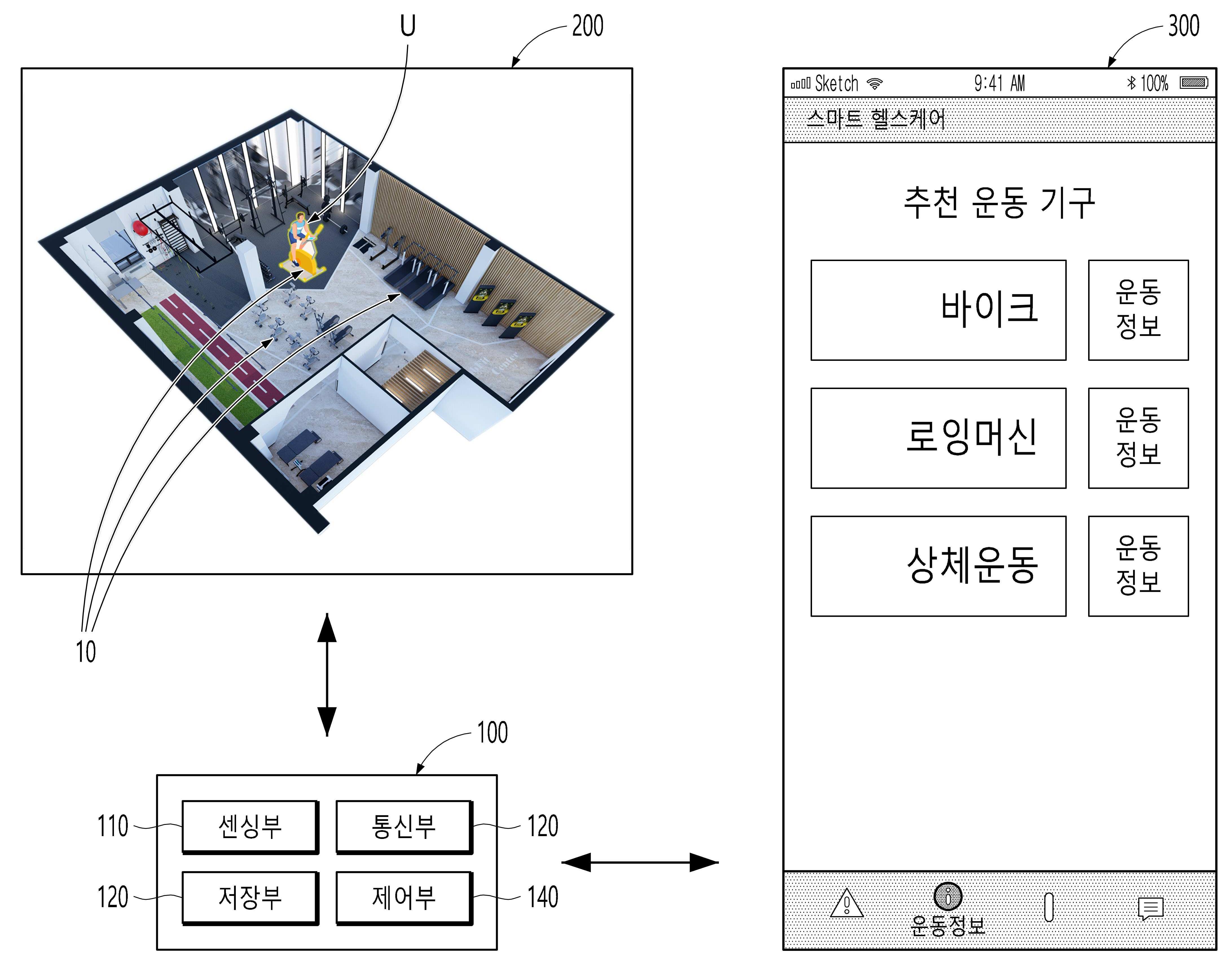 스마트 재활 운동 공간 제공 방법 및 시스템 대표 이미지