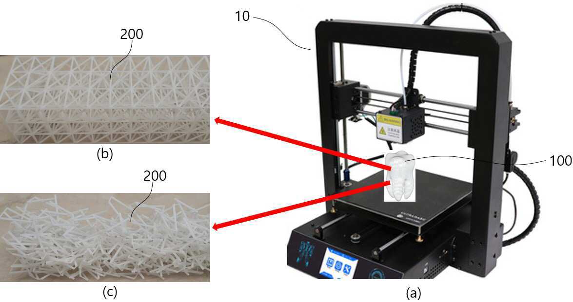 3D 프린터로 형성된 인공치아 제조틀로 제조된 섬유보강 인공치아 대표 이미지