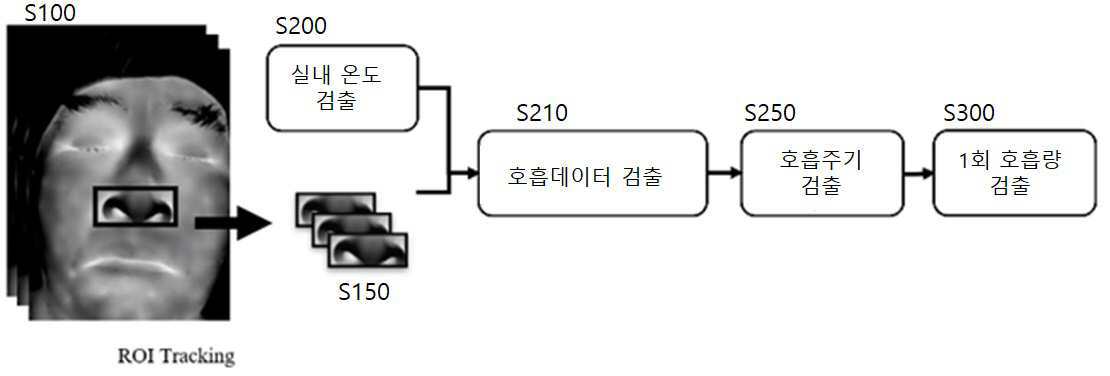 열화상 카메라 및 열희석법을 이용한 호흡량 측정 장치 및 방법 대표 이미지